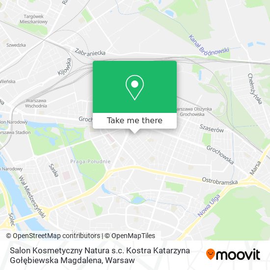 Salon Kosmetyczny Natura s.c. Kostra Katarzyna Gołębiewska Magdalena map