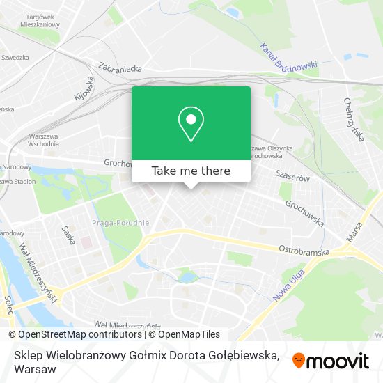 Sklep Wielobranżowy Gołmix Dorota Gołębiewska map