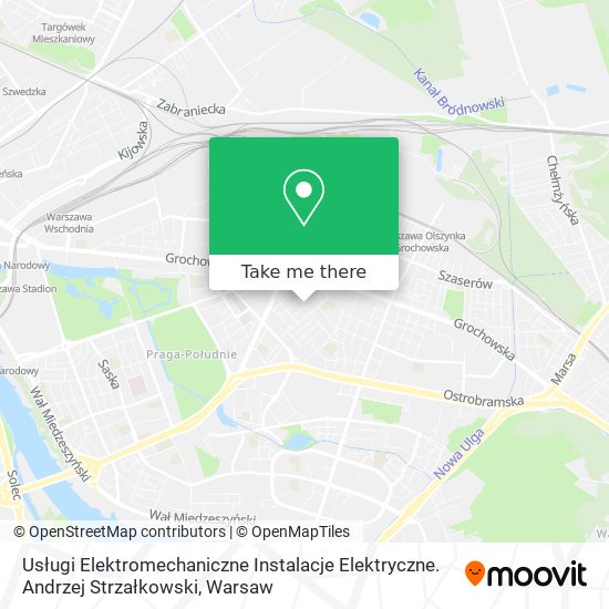 Usługi Elektromechaniczne Instalacje Elektryczne. Andrzej Strzałkowski map