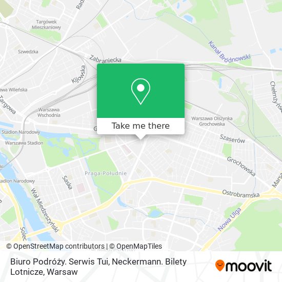 Biuro Podróży. Serwis Tui, Neckermann. Bilety Lotnicze map