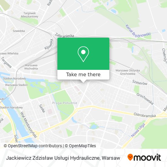 Jackiewicz Zdzisław Usługi Hydrauliczne map