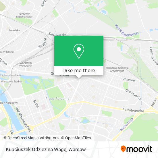 Kupciuszek Odzież na Wagę map