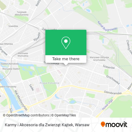 Karmy i Akcesoria dla Zwierząt Kajtek map