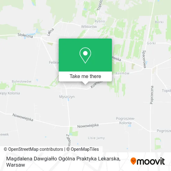 Magdalena Dawgiałło Ogólna Praktyka Lekarska map