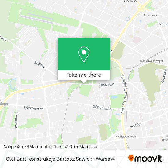 Stal-Bart Konstrukcje Bartosz Sawicki map