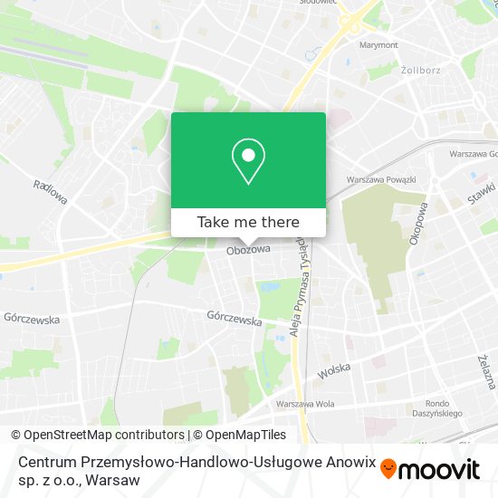 Centrum Przemysłowo-Handlowo-Usługowe Anowix sp. z o.o. map