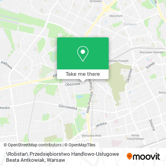 \Robstar\ Przedsiębiorstwo Handlowo-Usługowe Beata Antkowiak map