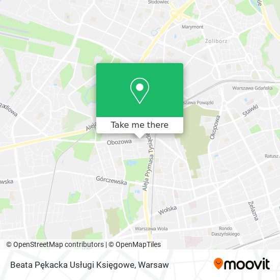 Beata Pękacka Usługi Księgowe map