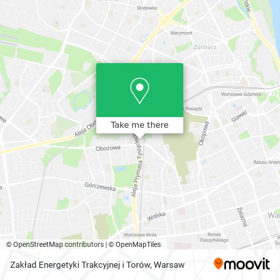 Zakład Energetyki Trakcyjnej i Torów map