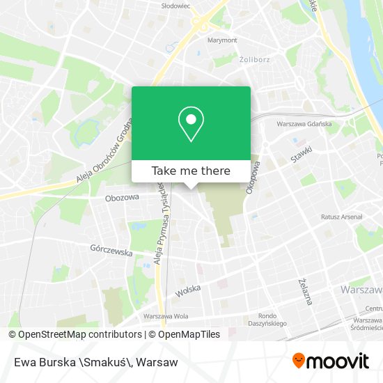 Ewa Burska \Smakuś\ map