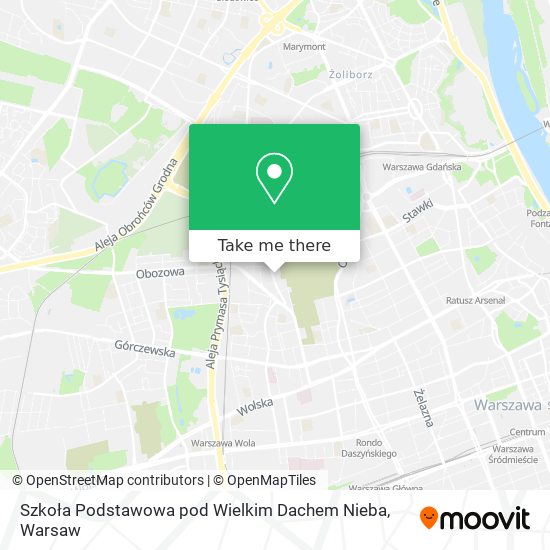 Szkoła Podstawowa pod Wielkim Dachem Nieba map