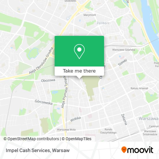 Impel Cash Services map