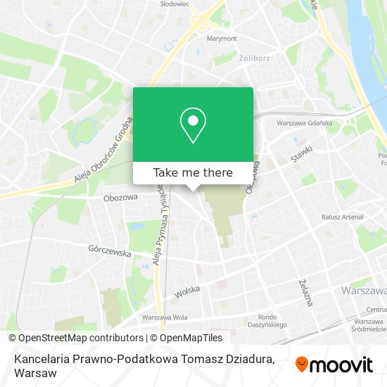 Kancelaria Prawno-Podatkowa Tomasz Dziadura map