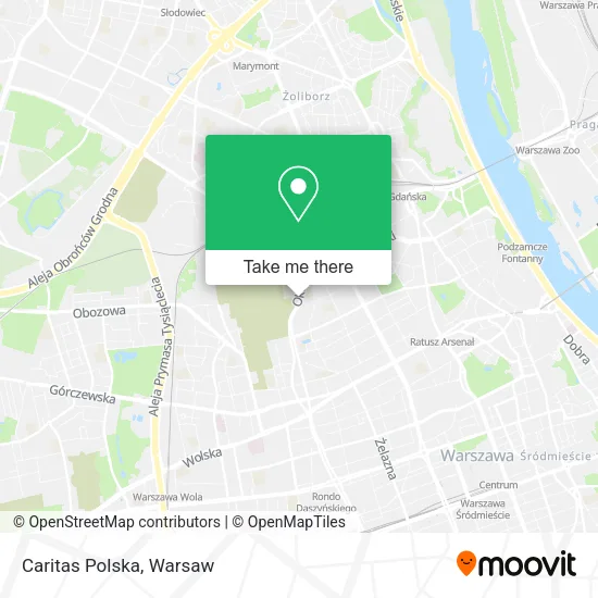 Карта Caritas Polska