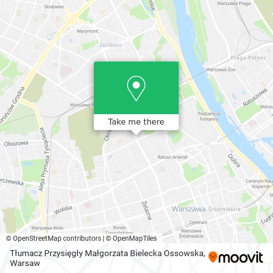 Tłumacz Przysięgły Małgorzata Bielecka Ossowska map