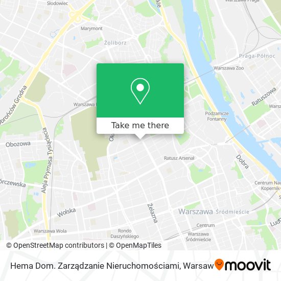 Hema Dom. Zarządzanie Nieruchomościami map