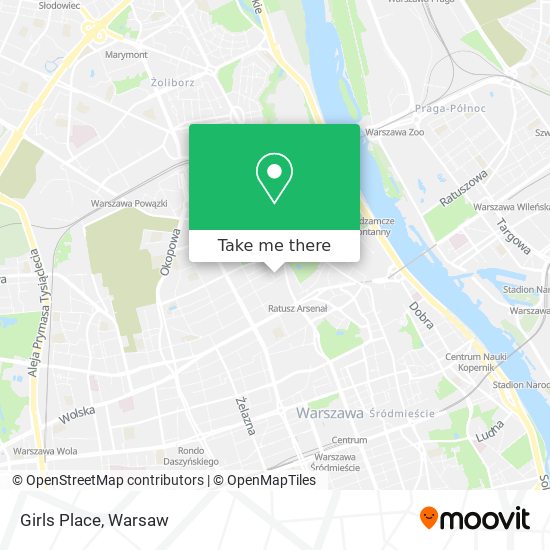 Girls Place map