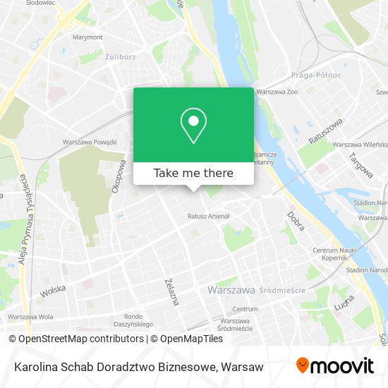 Karolina Schab Doradztwo Biznesowe map