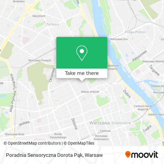 Poradnia Sensoryczna Dorota Pąk map