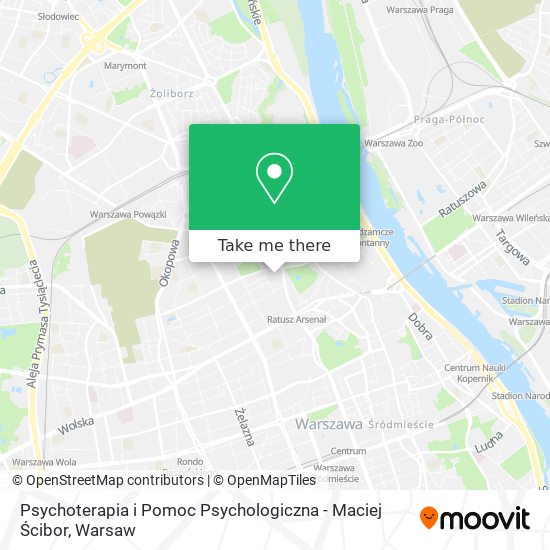 Psychoterapia i Pomoc Psychologiczna - Maciej Ścibor map