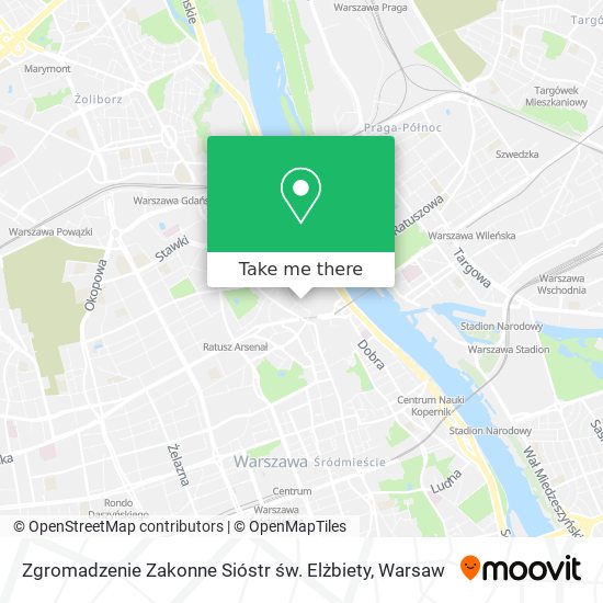 Zgromadzenie Zakonne Sióstr św. Elżbiety map