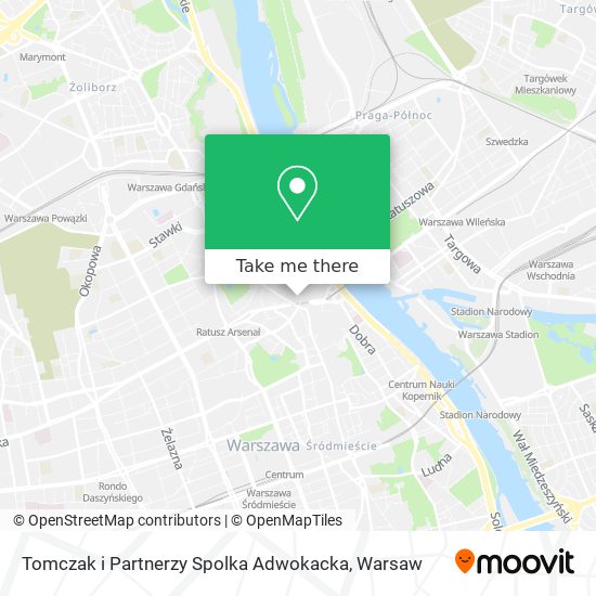 Tomczak i Partnerzy Spolka Adwokacka map