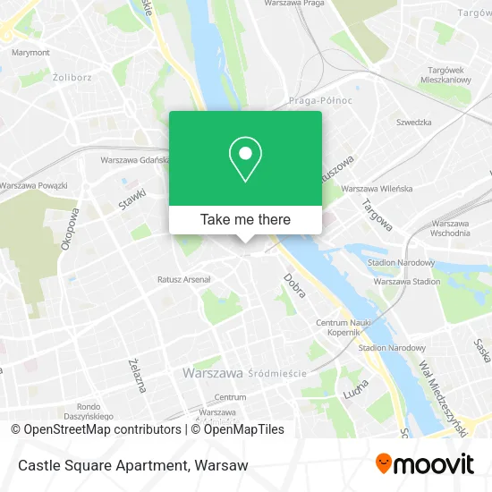 Castle Square Apartment map