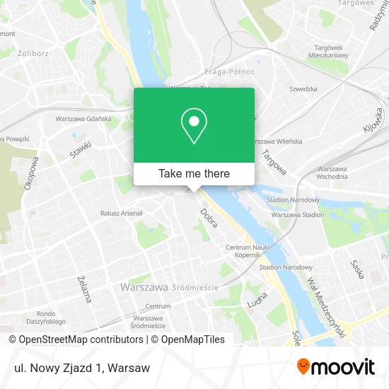 Карта ul. Nowy Zjazd 1