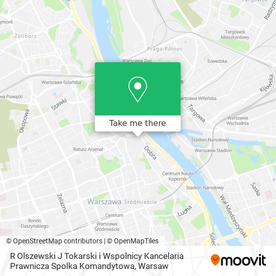 R Olszewski J Tokarski i Wspolnicy Kancelaria Prawnicza Spolka Komandytowa map