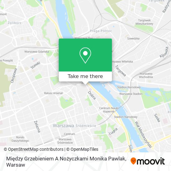 Między Grzebieniem A Nożyczkami Monika Pawlak map