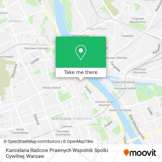 Kancelaria Radcow Prawnych Wspolnik Spolki Cywilnej map