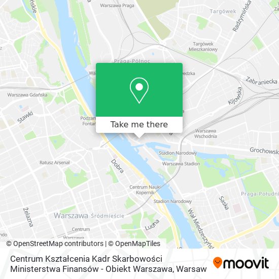 Centrum Kształcenia Kadr Skarbowości Ministerstwa Finansów - Obiekt Warszawa map