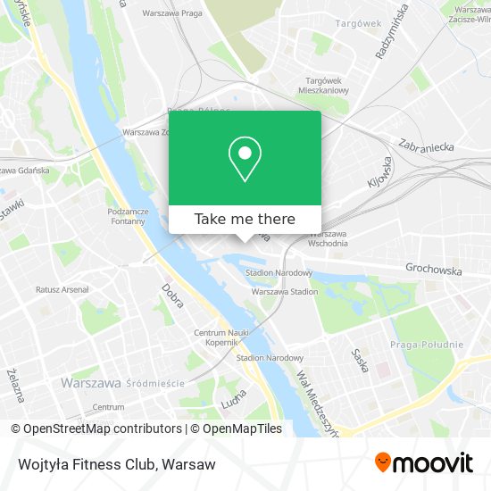 Wojtyła Fitness Club map