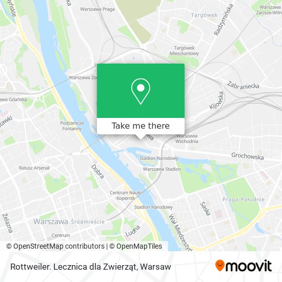 Rottweiler. Lecznica dla Zwierząt map