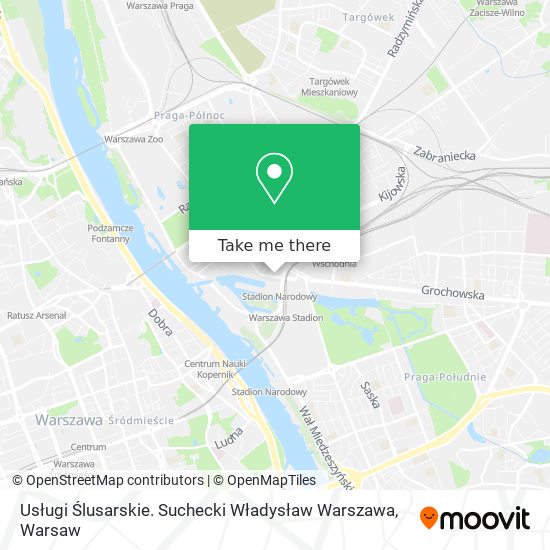 Usługi Ślusarskie. Suchecki Władysław Warszawa map