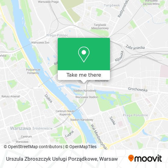 Urszula Zbroszczyk Usługi Porządkowe map