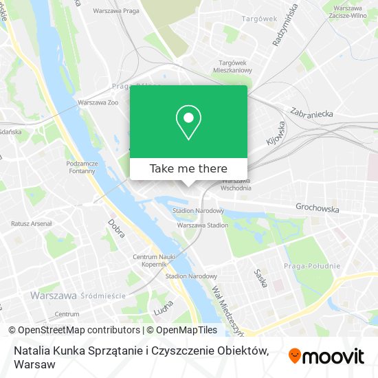 Natalia Kunka Sprzątanie i Czyszczenie Obiektów map