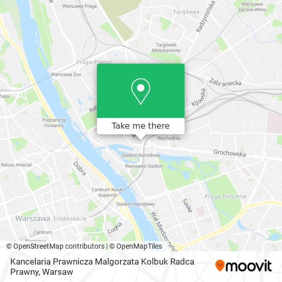 Карта Kancelaria Prawnicza Malgorzata Kolbuk Radca Prawny