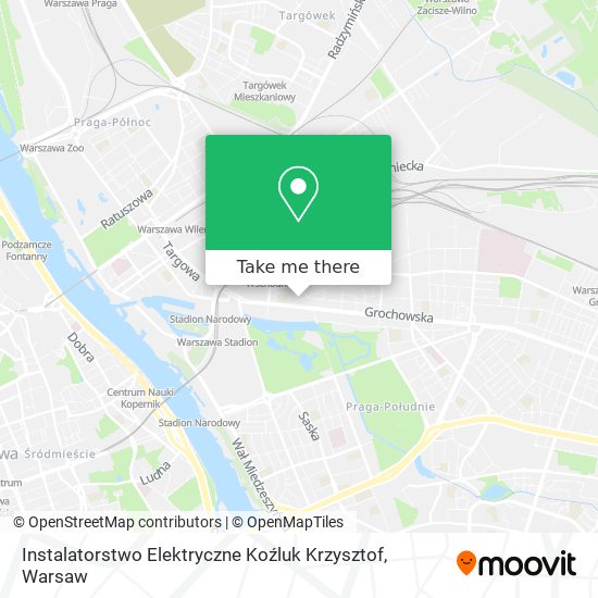 Карта Instalatorstwo Elektryczne Koźluk Krzysztof