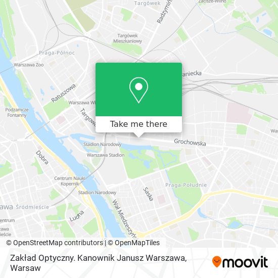 Zakład Optyczny. Kanownik Janusz Warszawa map