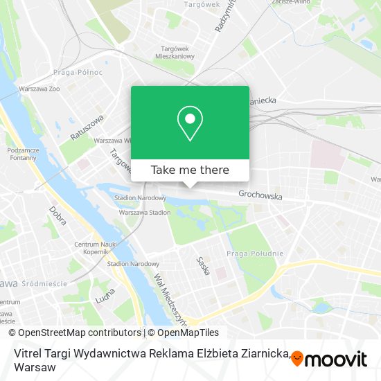 Vitrel Targi Wydawnictwa Reklama Elżbieta Ziarnicka map