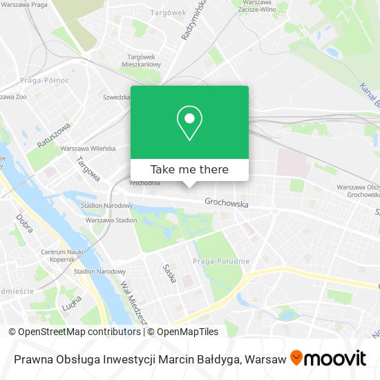 Prawna Obsługa Inwestycji Marcin Bałdyga map