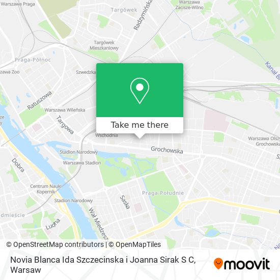 Novia Blanca Ida Szczecinska i Joanna Sirak S C map