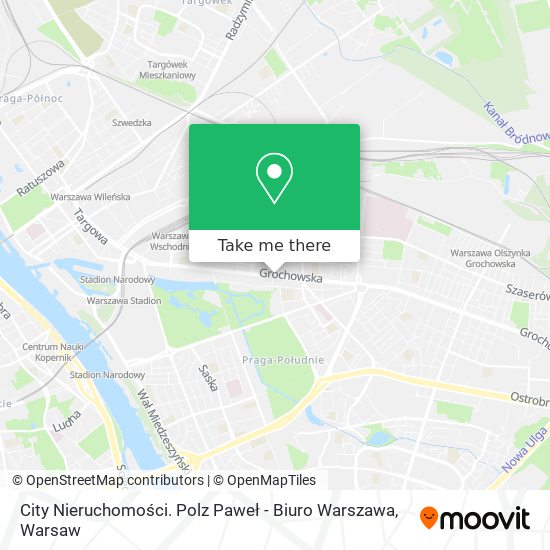 City Nieruchomości. Polz Paweł - Biuro Warszawa map