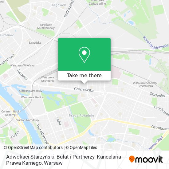 Adwokaci Starzyński, Bułat i Partnerzy. Kancelaria Prawa Karnego map