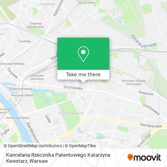 Kancelaria Rzecznika Patentowego Katarzyna Kwestarz map