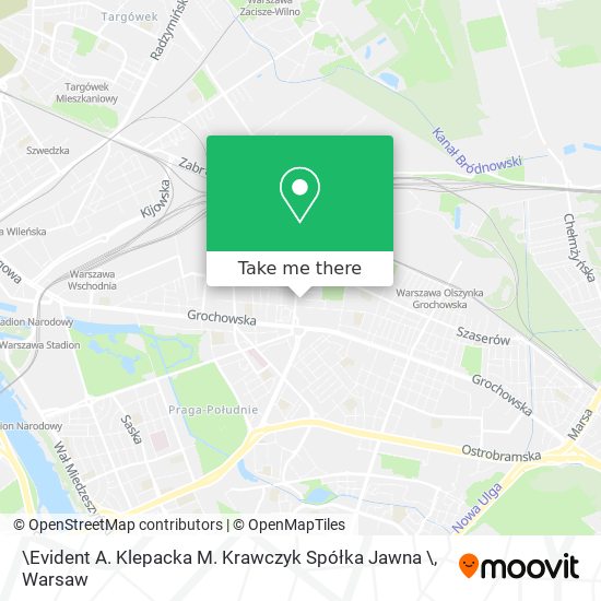 \Evident A. Klepacka M. Krawczyk Spółka Jawna \ map