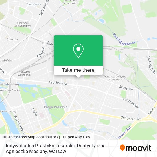 Indywidualna Praktyka Lekarsko-Dentystyczna Agnieszka Maślany map