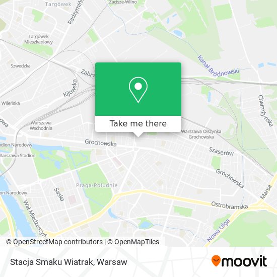 Stacja Smaku Wiatrak map