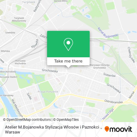 Atelier M.Bojanowka Stylizacja Włosów i Paznokci . map